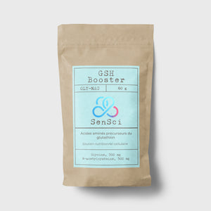 GSH Booster | Détox, Anti-Âge, Énergie Cellulaire | Complément Antioxydant Naturel | 60 doses